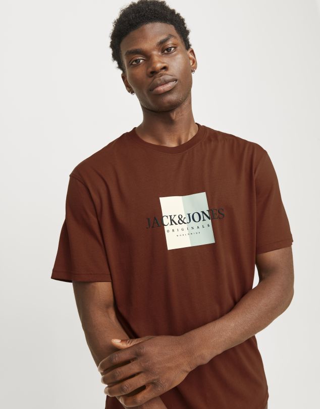 CAMISETA DE HOMBRE CON LOGO DE MANGA CORTA DE JACK AND JONES