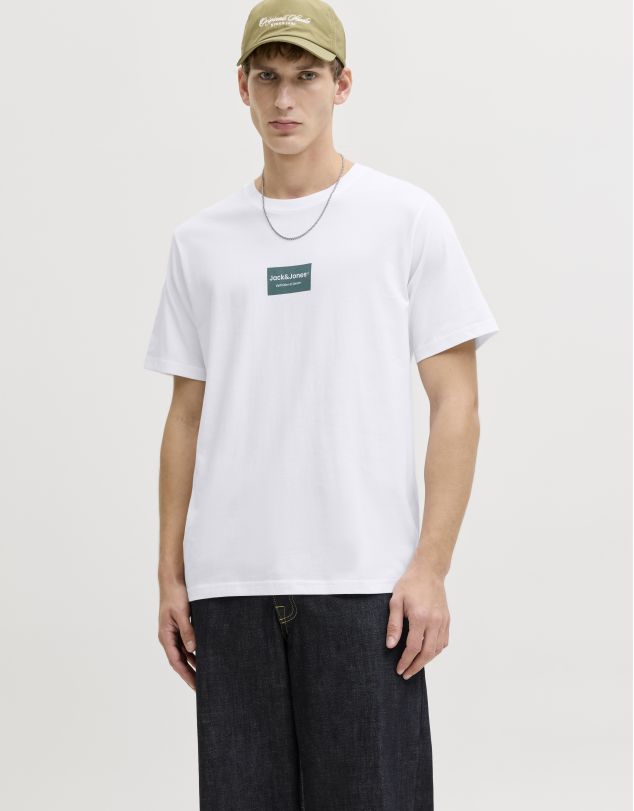 CAMISETA CON LOGO EN CONTRASTE DE MANGA CORTA DE HOMBRE DE JACK AND JONES