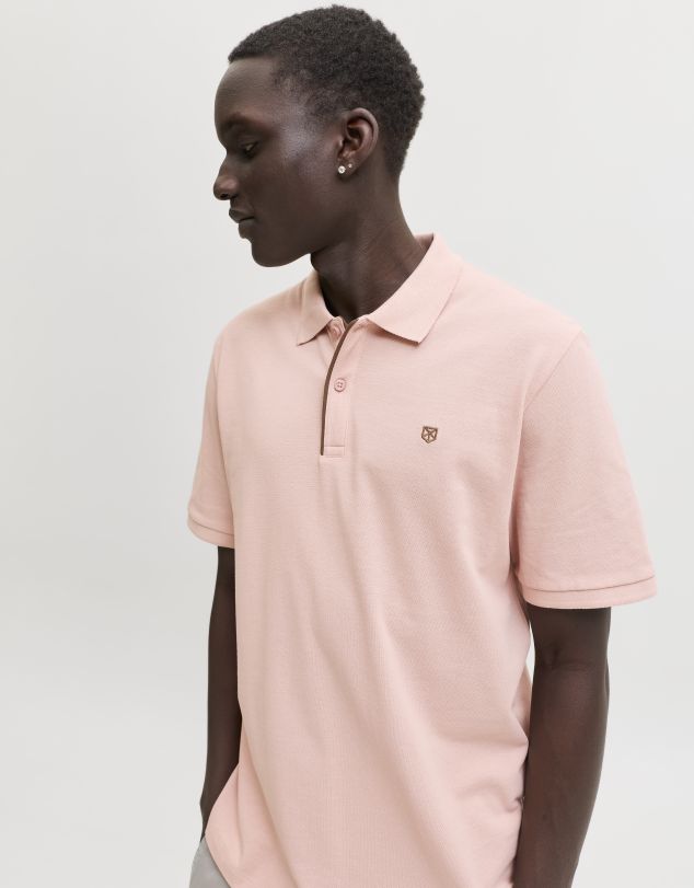 POLO DE MANGA CORTA DE PUNTO DE HOMBRE DE JACK AND JONES