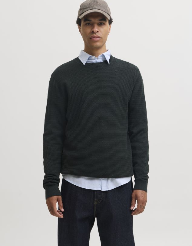 JERSEY DE PUNTO FINO DE HOMBRE DE JACK AND JONES
