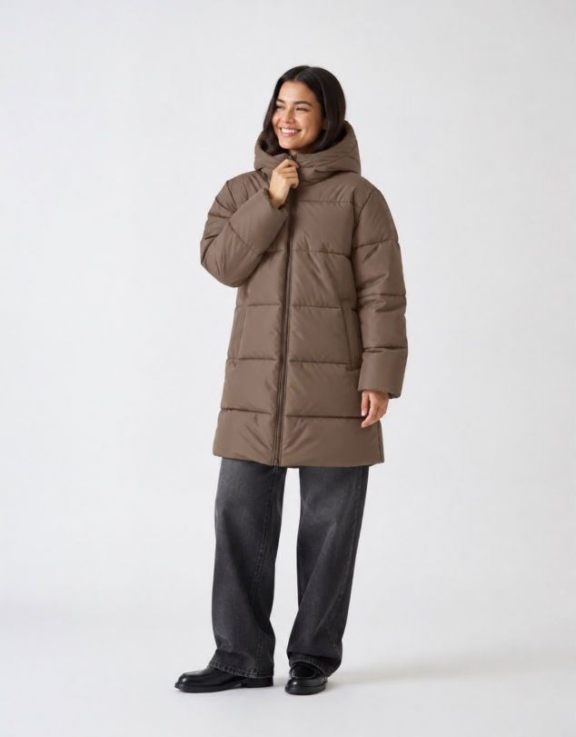 PARKA ACOLCHADA CON CAPUCHA DE MUJER DE ONLY