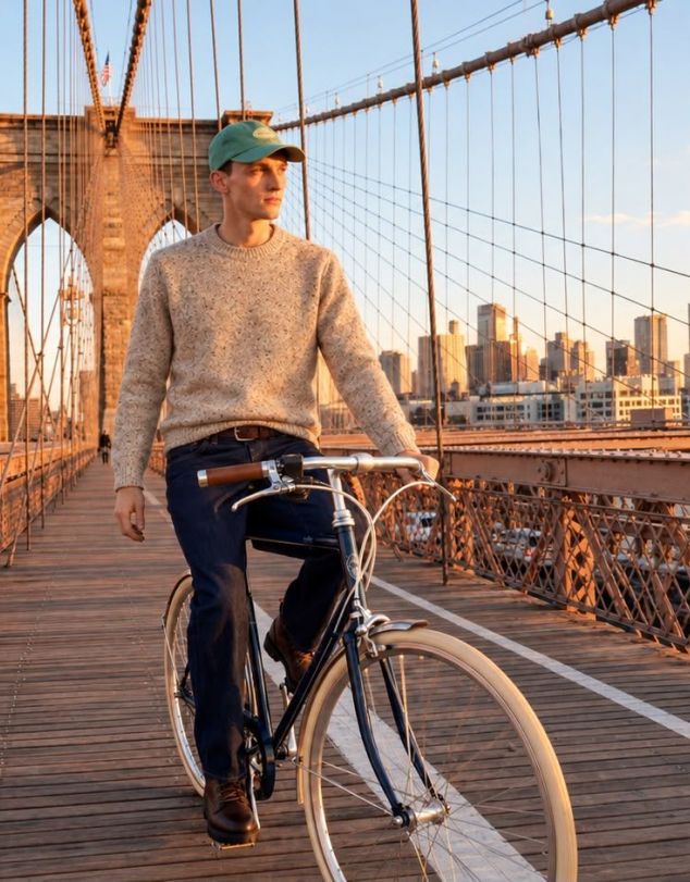 JERSEY DE PUNTO DE MEZCLA DE HOMBRE DE JACK AND JONES
