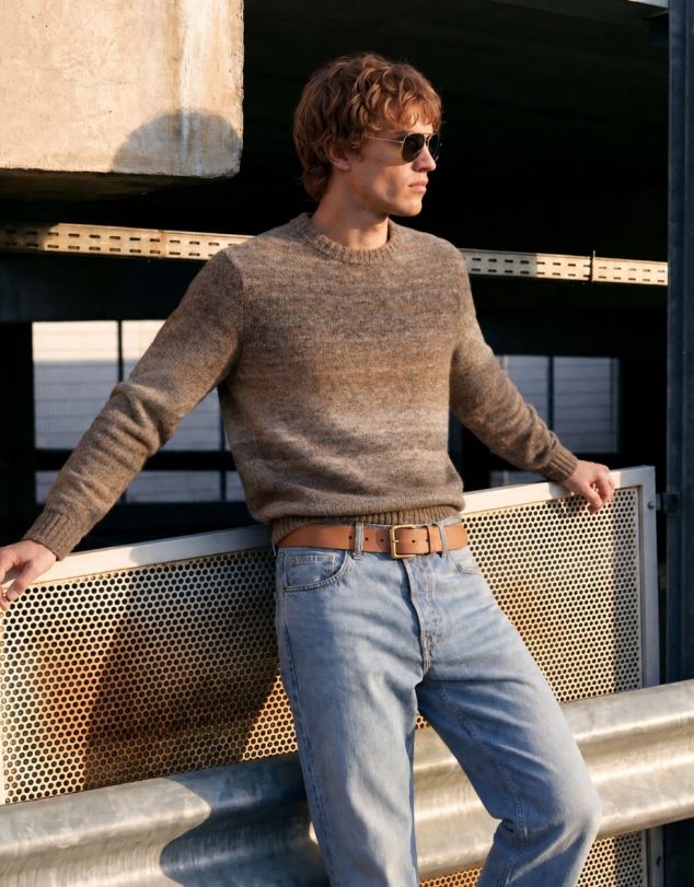 JERSEY DE PUNTO EN COLOR TIPO DEGRADÉ DE MANGA LARGA DE HOMBRE DE ONLY&SONS