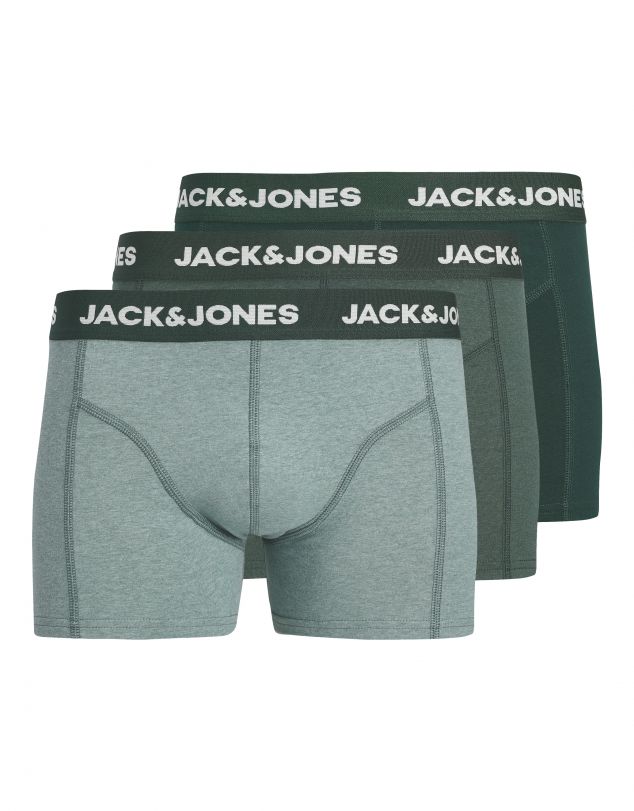 PACK DE 3 BOXERS CON CINTURILLA ELÁSTICA Y LOGO DE HOMBRE DE JACK AND JONES