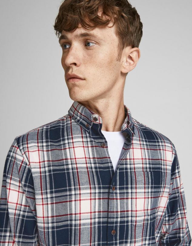 CAMISA DE CUADROS DE HOMBRE DE JACK AND JONES